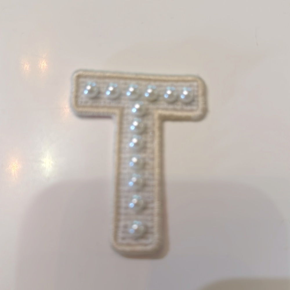 Stoney clover lane pearl letter T NEW